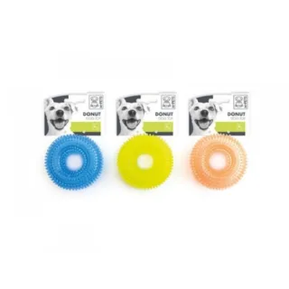 Gogoasa din cauciuc moale pentru caini, DONUT M-PETS, O 6.7 cm