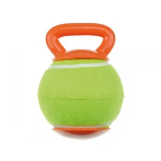 Jucarie pentru caini HANDY Ball M-PETS, orange  verde, 23,5x12,7x12,7 cm