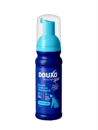 Spuma de curatare Douxo Spa pentru caini Leave-on, 150 ml, Ceva Sante