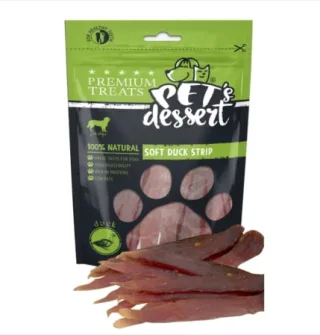Pet s Dessert Dog Soft Duck Strip 80g LSD-02