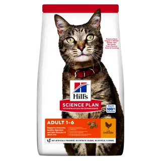 Hrana uscata pisici, Hill's Science Plan Feline Adult Chicken, 1.5 kg