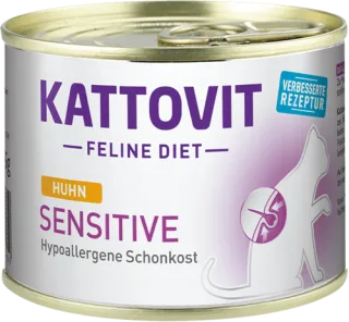 Conserva Kattovit Sensitive, Pui, 185 g