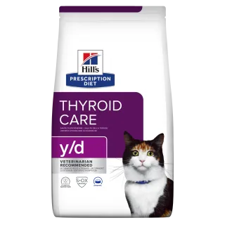 Hill's Prescription Diet Feline y/d Thyroid Care, 3 kg