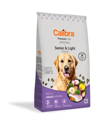 Calibra Dog Premium Line Senior & Light, 12 kg