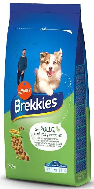 Hrana uscata caini, Brekkies Dog Excel Complet, Pui, Legume & Cereale, 20 kg