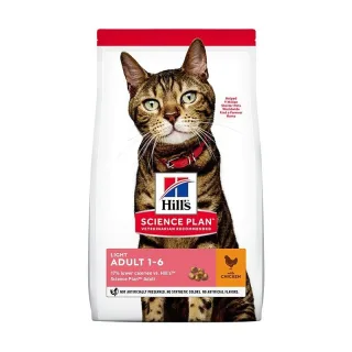 Hrana uscata pisici, Hill's Science Plan Feline Adult Light Chicken, 1.5 kg
