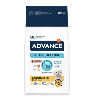 Advance Dog Mini Sensitive Somon & Orez, 7 kg