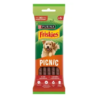 FRISKIES Picnic, XS-XL, Vită, punguță recompense câini, 42g