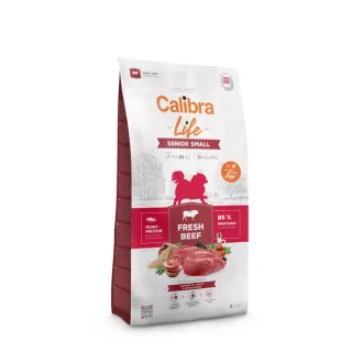 CALIBRA Life Senior Small Fresh Beef, XS-S, Vită, hrană uscată monoproteică câini senior, 6kg