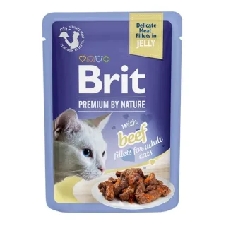Brit Cat Delicate Beef in Jelly, 85 g