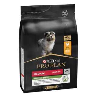PURINA PRO PLAN PUPPY Healthy Start, Talie Medie, Pui, 3 kg