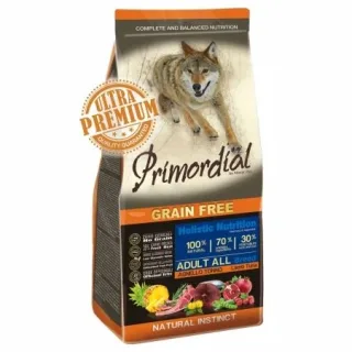 Primordial Grain-Free Holistic Dog Adult, Tuna & Lamb, 12 kg