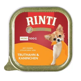 Rinti Gold Mini Pate Curcan si Iepure, 100 g