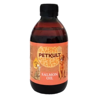 Ulei de somon pentru caini si pisici Petkult, 300 ml