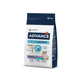 Advance Cat Sterilised Hairball, 1.5 kg