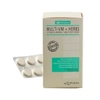 Diafarm Vitamine Minerale cu Plante, 90 tablete