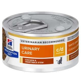 Hill's Prescription Diet Feline C/D Chicken and Vegetable Stew, 82 g