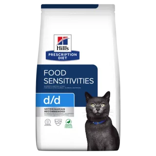 Hill's Prescription Diet Feline D/D Duck and Pea, 1.5 kg