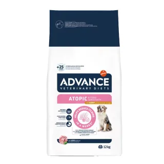 ADVANCE Veterinary Diets Dog Atopic Care, Iepure, dietă veterinară, hrană uscată câini, afecțiuni dermatologice ADVANCE Veterinary Diets Atopic, Iepure, dietă veterinară câini, hrană uscată, afecțiuni dermatologice, 12kg