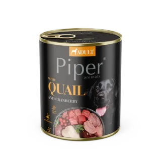 Piper Adult Dog, Prepelita si Merisoare, 800 g