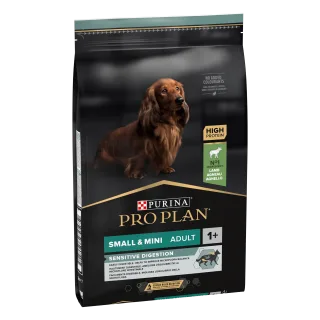 PURINA PRO PLAN ADULT Sensitive Digestion, Talie Mică și Foarte Mică, Miel, 7 kg