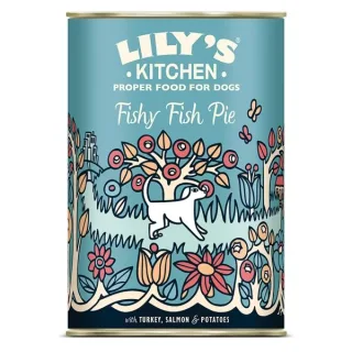 Lily's Kitchen For Dogs Fishy Fish Pie With Turkey, Salmon & Potatoes, 400 g