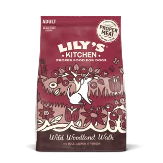 Lily's Kitchen For Dogs Wild Woodland Walk - Duck, Salmon and Venison, 1 kg