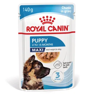ROYAL CANIN Maxi Puppy, hrană umedă câini junior, (în sos), bax, 140g x 10buc