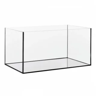 Acvariu din sticla Diversa LED 80 Negru, 80x35x40 cm