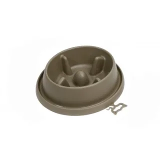 Castron pentru hranire lenta, caini, Geo Slow Food, 25.5 cm