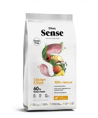 Dibaq Grain Free Sense Chicken & Duck, Adult, 2 kg