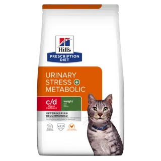 Hill's Prescription Diet Feline C/D Stress + Metabolic, 8 kg