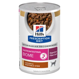 Hill's Prescription Diet Canine GI Biome Chicken & Vegetables Stew, 354 g