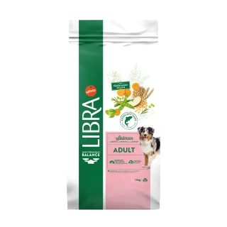 Hrana Uscata Caini Adulti, Libra Dog Adult Medium-Maxi, Somon, 14 kg