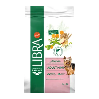 Hrana Uscata Caini Adulti, Libra Dog Adult Mini, Somon, 8 kg