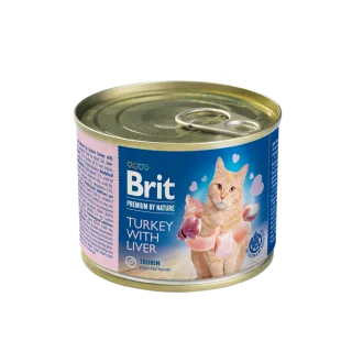 Brit Premium By Nature Cat Turkey With Liver, 200 g