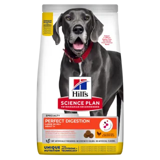 Hrana uscata caini, Hill's Science Plan Canine Adult Perfect Digestion Large Breed, 14 kg