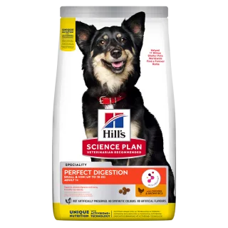 Hrana uscata caini, Hill's Science Plan Canine Adult Perfect Digestion Small and Mini, 6 kg