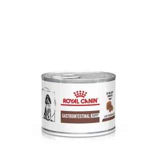 ROYAL CANIN Gastrointestinal Puppy, XS-XL, dieta veterinara, conserva hrana umeda caini junior, sistem digestiv, (pasta fina), 195 g