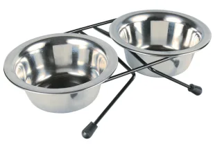 Set 2 buc Castron Inox In Suport 0.2 L/10 cm