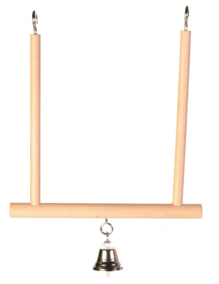 Jucarie Leagan Lemn cu Clopotel 12x13 cm 5830