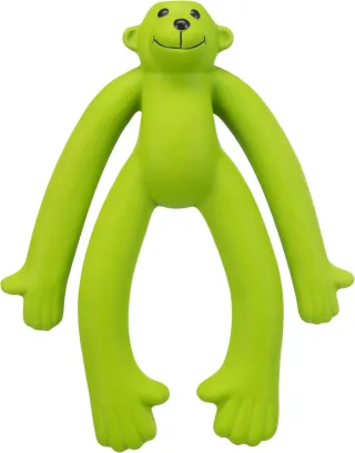 Jucarie Maimuta Latex cu Sunet 25 cm, diverse culori 35511