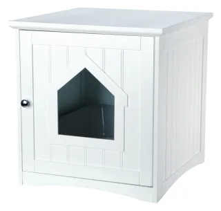 Casuta Pisici (pentru litiera) 49x51x51 cm Alb 40290
