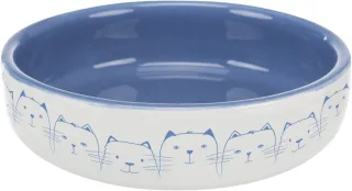 Bol ceramic 0.3 l/ 15 cm albastru/alb 24770
