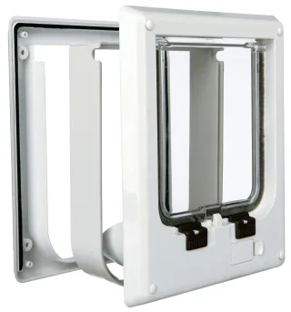 Usa Batanta Pentru Pisici, Trixie, 4-Way Electromagnetica, 21.1x24.4 cm, Alb, 3869