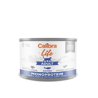 Hrana umeda pisici, Calibra Cat Life Adult Salmon, 200 g