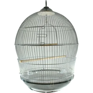 Colivie Pasari Rotunda 370, Gri Silver, 47x70 cm