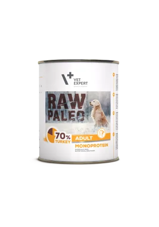 Raw Paleo, Conserva Monoproteica, Adult, Curcan, 800 g