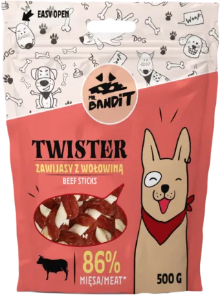 Mr. Bandit Twister, Vita, 500 g