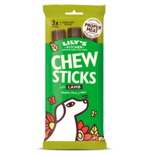 Lily's Kitchen Chew Sticks With Lamb For Dogs, 3x120 g
